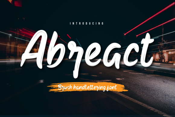 Abreact: The Brush Handwritten Font Perfect for Branding