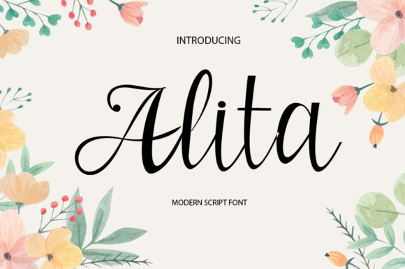 Alita: A Script Font with Elegance and Edge