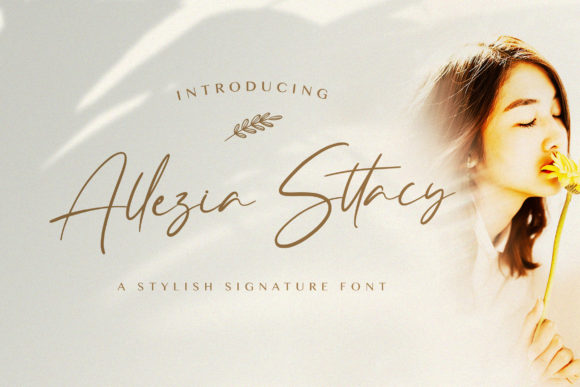 Allezia Sttacy: Elevate Your Brand with This Elegant Handwritten Font
