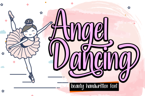 Angel Dancing: The Handwritten Font for Every Crafty Project