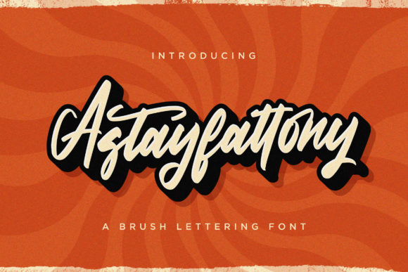 Astayfattony: A Handwritten Font for Elegant Editorial Design
