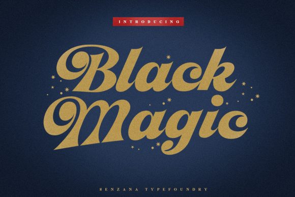Black Magic: The Bold Handwritten Font for Crafters