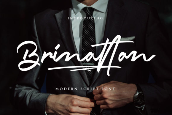 Brinattan: A Handwritten Font for Elegant Editorial Design