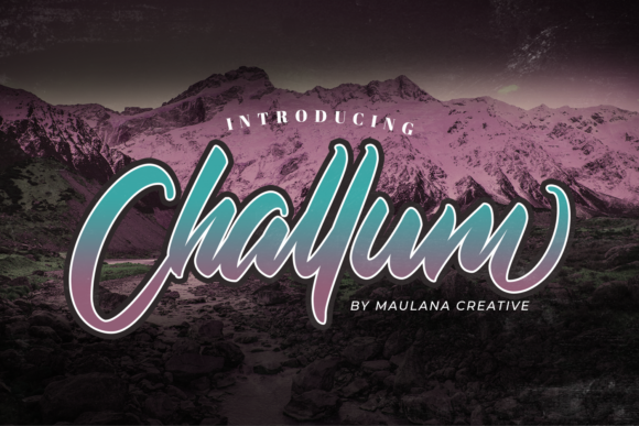 Challum: A Bold and Stylish Font for Web Design