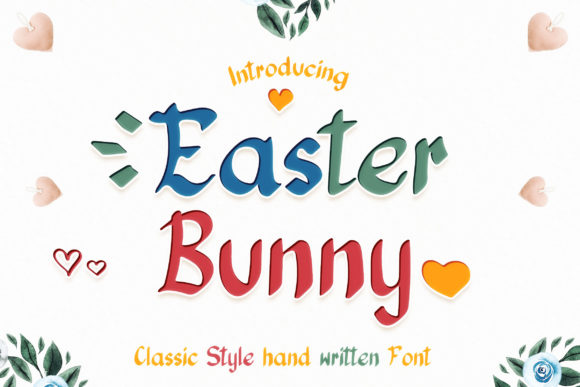 Easter Bunny: A Joyful Handwritten Font for Crafters