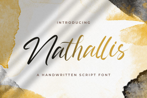 Elevate Your Brand with Nathallis: A Premium Handwritten Font