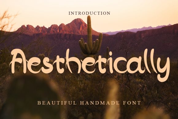 Enhance Your Brand with Aesthetically, a Beautiful Handwritten Font