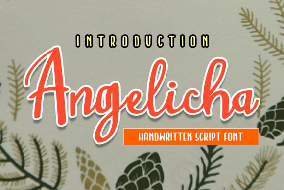Enhance Your Web Design with Angelicha, the Whimsical Script Font