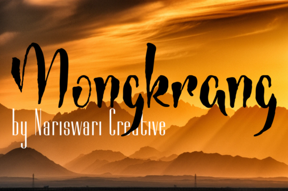 Enhancing Web Design with Mongkrang: A Unique Handwritten Font