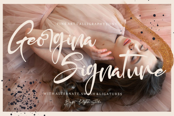 Georgina Signature: A Handwritten Font for Creative Makers