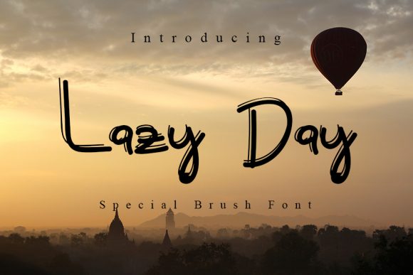 Lazy Day: A Handwritten Font for Polished Branding