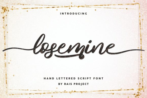 Losemine: The Elegant Handwritten Font for Editorial Design