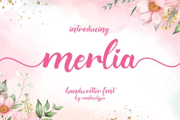Merlia: A Handwritten Font for Captivating Brand Content