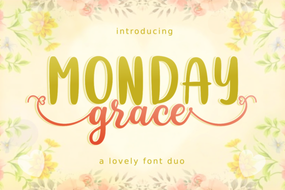 Monday Grace: A Versatile Script Font for Digital Design
