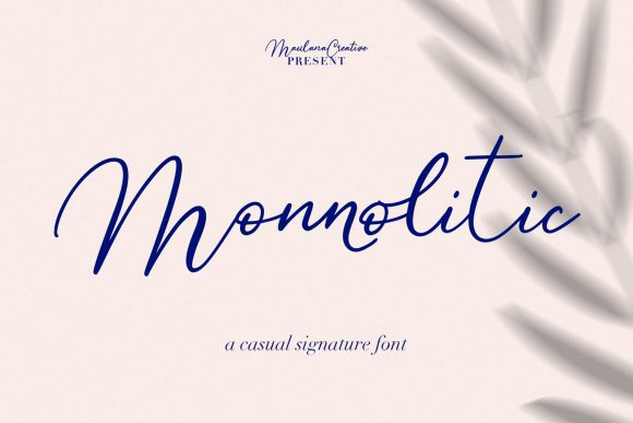 Monnolitic: Elevate Your Campaign with a Refined Handwritten Font