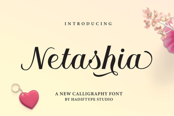 Netashia: The Elegant Script Font Your Brand Needs