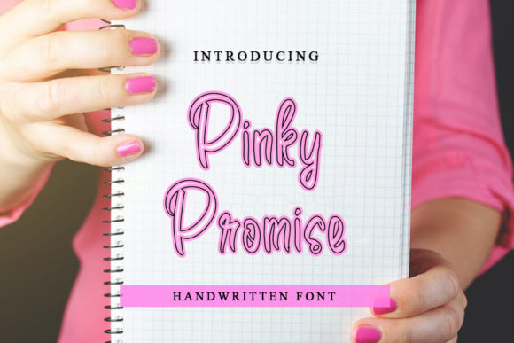 Pinky Promise: A Fun Handwritten Font for Creative Web Design