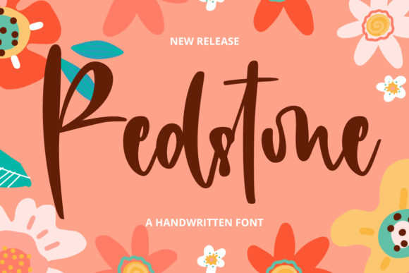 Redstone: A Modern Handwritten Font for Crafts and Products