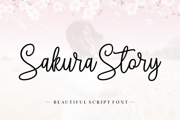 Sakura Story: A Delicate Font for Elegant Web Design