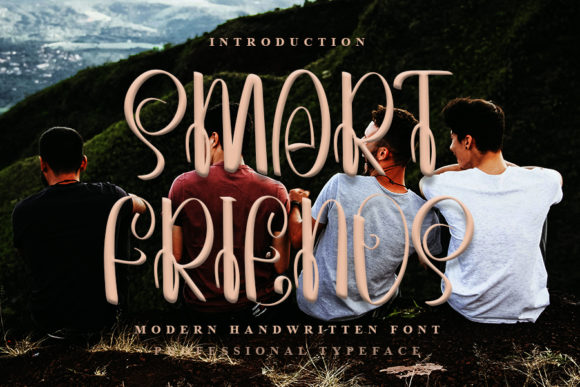 Smart Friends: A Whimsical Handwritten Font for Makers