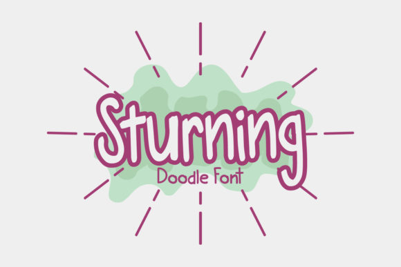Sturning Font: Adding Relaxed Whimsy to Branding Projects