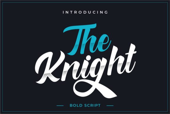 The Knight: A Charming Script Font for Crafters