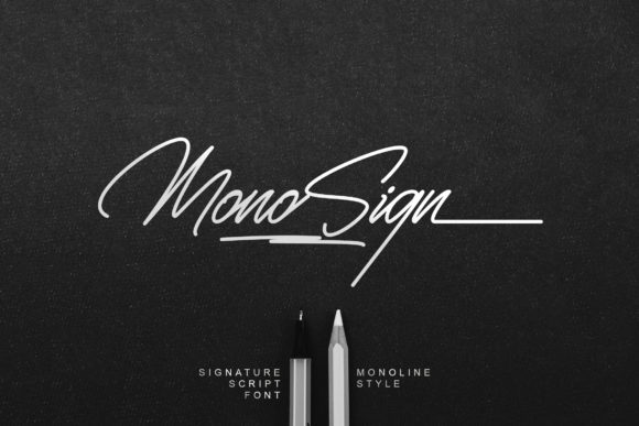 Transform Your Brand with Monosign: A Signature Script Font