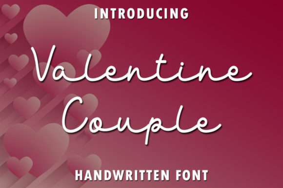 Valentine Couple: A Romantic Font for Your Business Branding