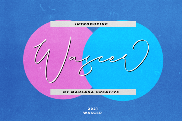 Wascer Typeface: A Simple Script for Editorial Harmony