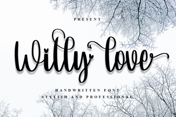 Willy Love: A Charming Script Font for Creative Makers
